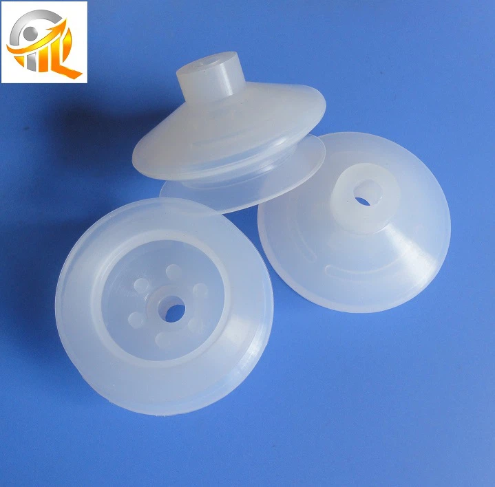 Schmalz Bellows Sugekopper (Rund) Transparent Silikone